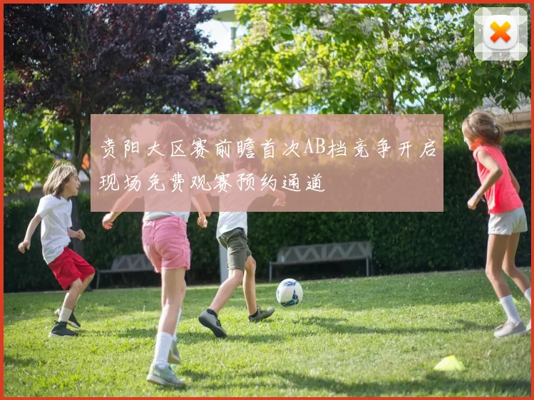 贵阳大区赛前瞻首次AB档竞争开启现场免费观赛预约通道